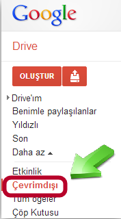 Google Drive Çevrimdışı ayarları nasıl yapılır