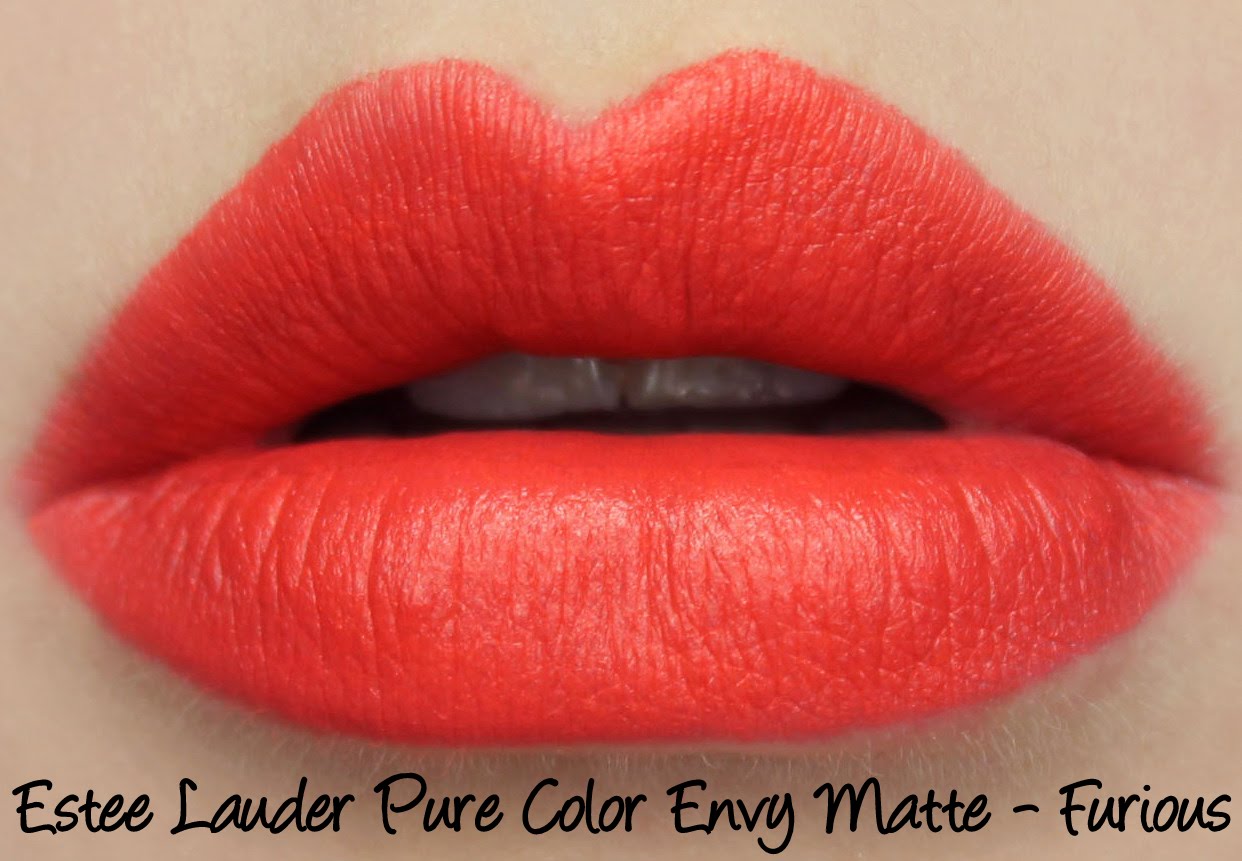 [CLOSED] Estee Lauder Pure Color Envy Matte Lipstick Furious Swatches