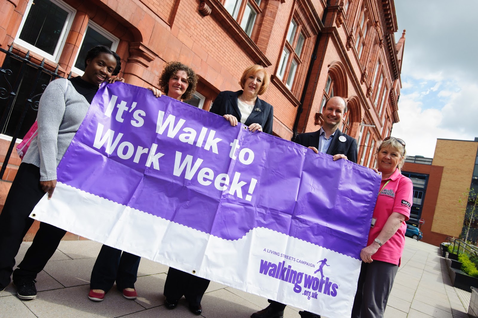 Yvonne Fovargue MP Walk to Work Week