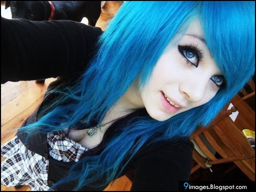 4. "The Emo Girl" - Blue hair is a popular hair color in the emo subculture - wide 10