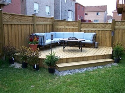 Simple Small Backyard Design