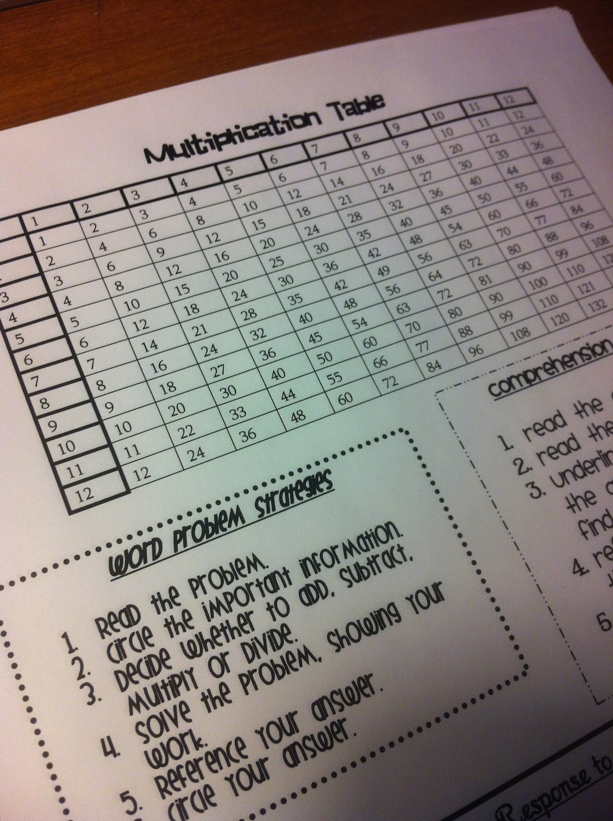 Homework folder printable picture