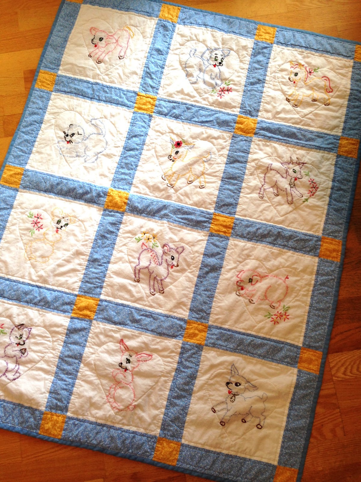 cute group baby quilt Knitionary