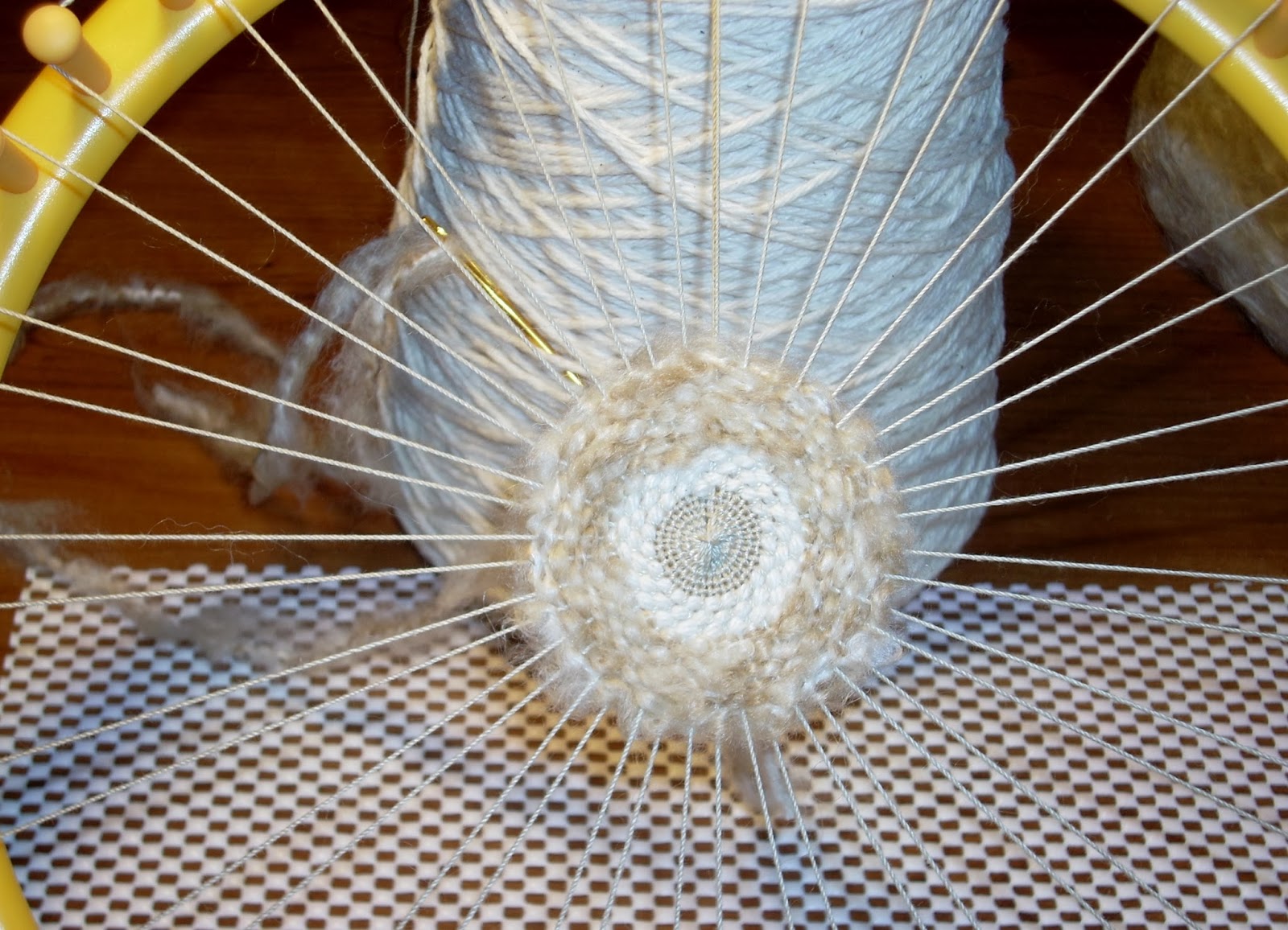 HeartSong Studio Needle Weaving on a Circular Loom