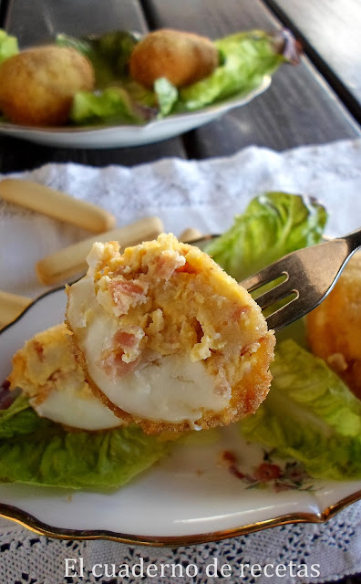 Huevos Rellenos De Jamón
