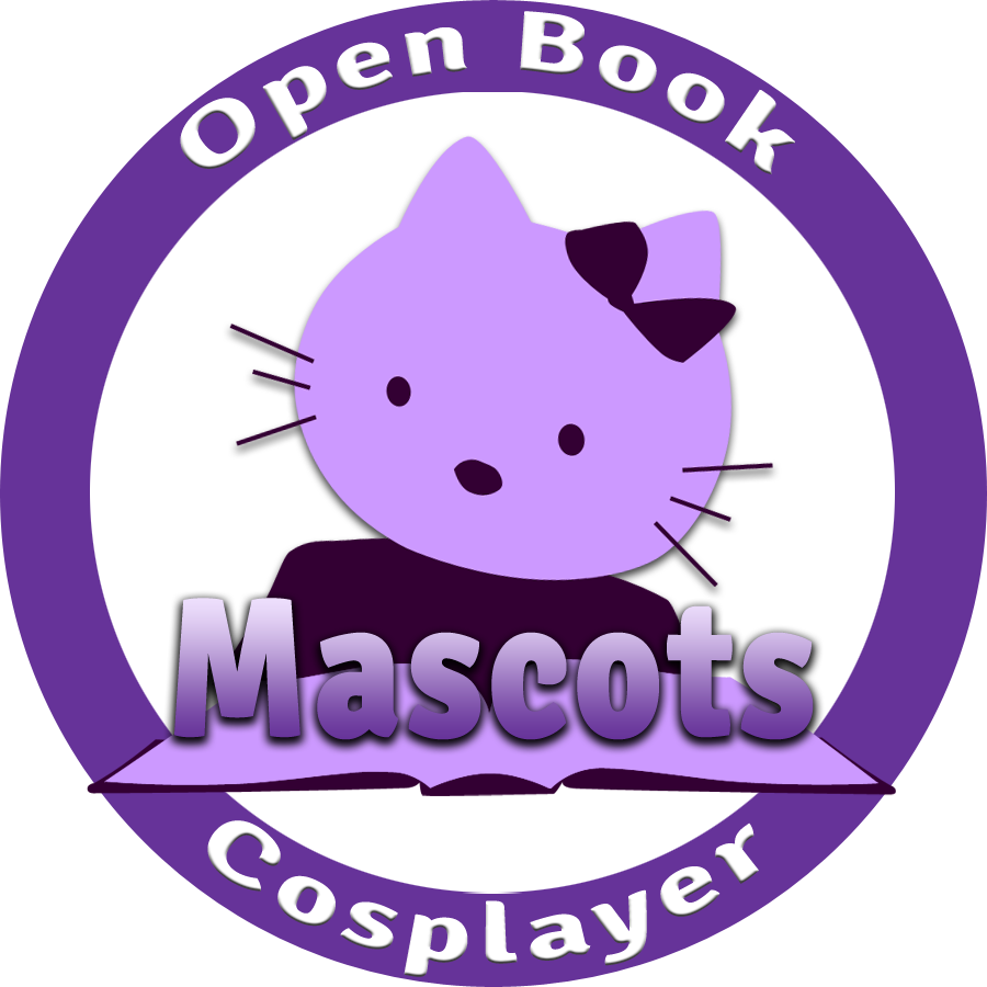 open book cosplayer - mascots