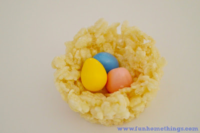  Easter Rice Krispie Treats Bird's Nest