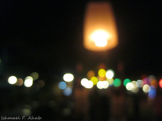 Blurry lights at Koh Samet Island