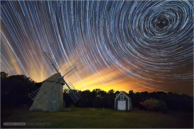 Cape Cod wedding blog photo from Chris Cook Photography about Night at Old Higgins Farm Windmill