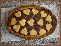 Crostata con ripieno di nutella