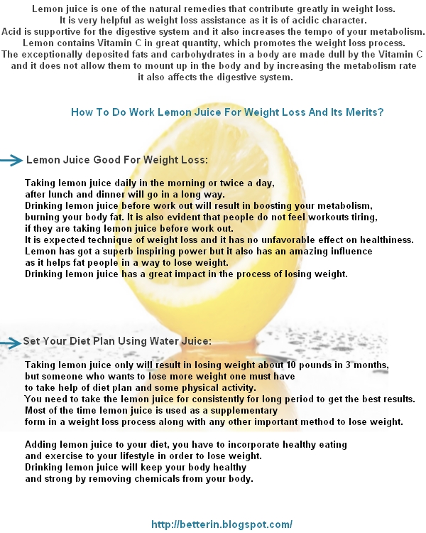 lose weight with lemon How To Do Work Lemon Juice For Weight Loss And