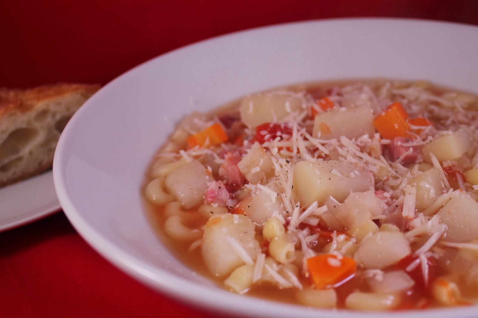Delicious Dishings Soup Sundays Pasta And Pancetta Soup