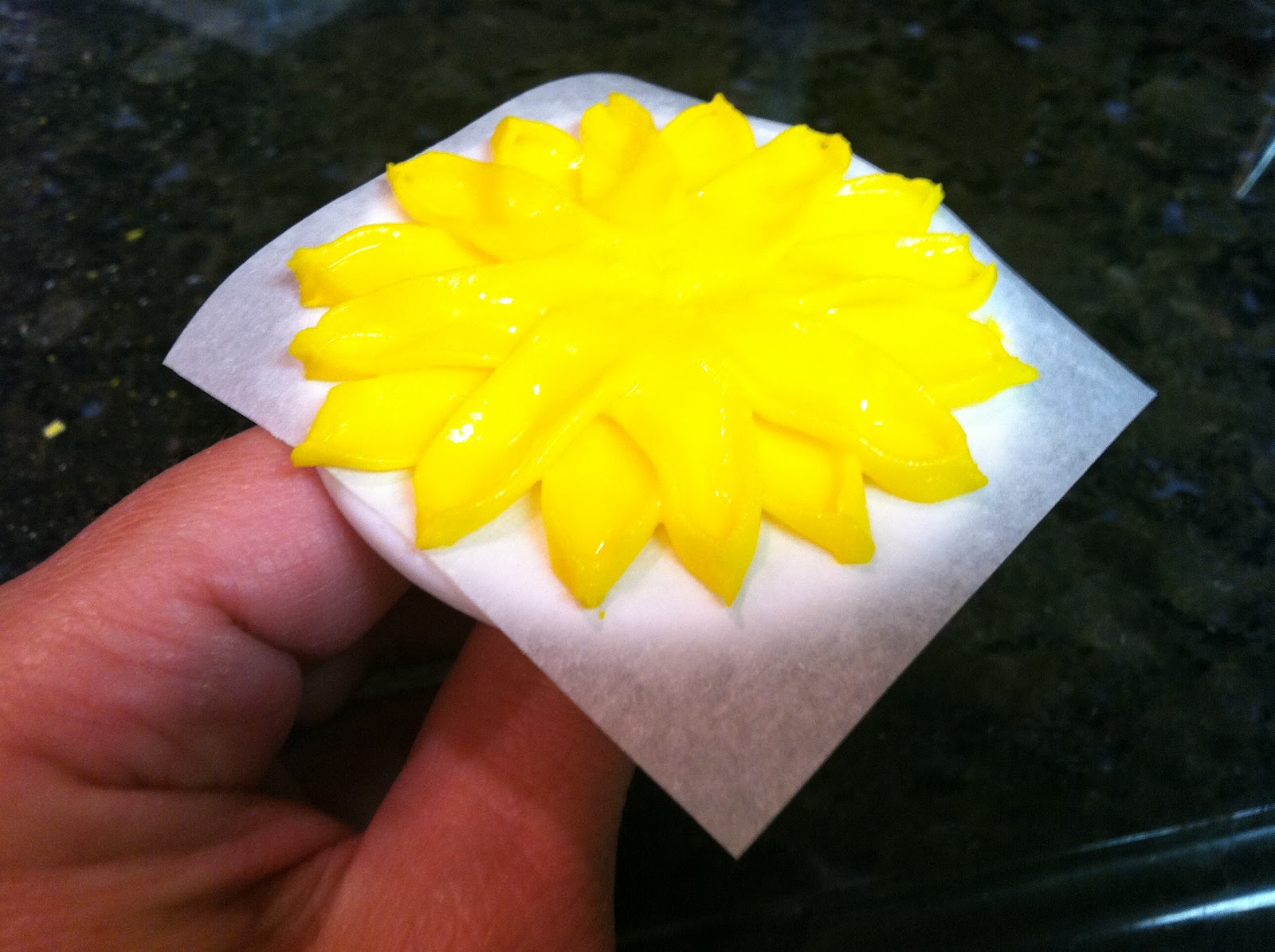 The Iced Queen Royal Icing Sunflower