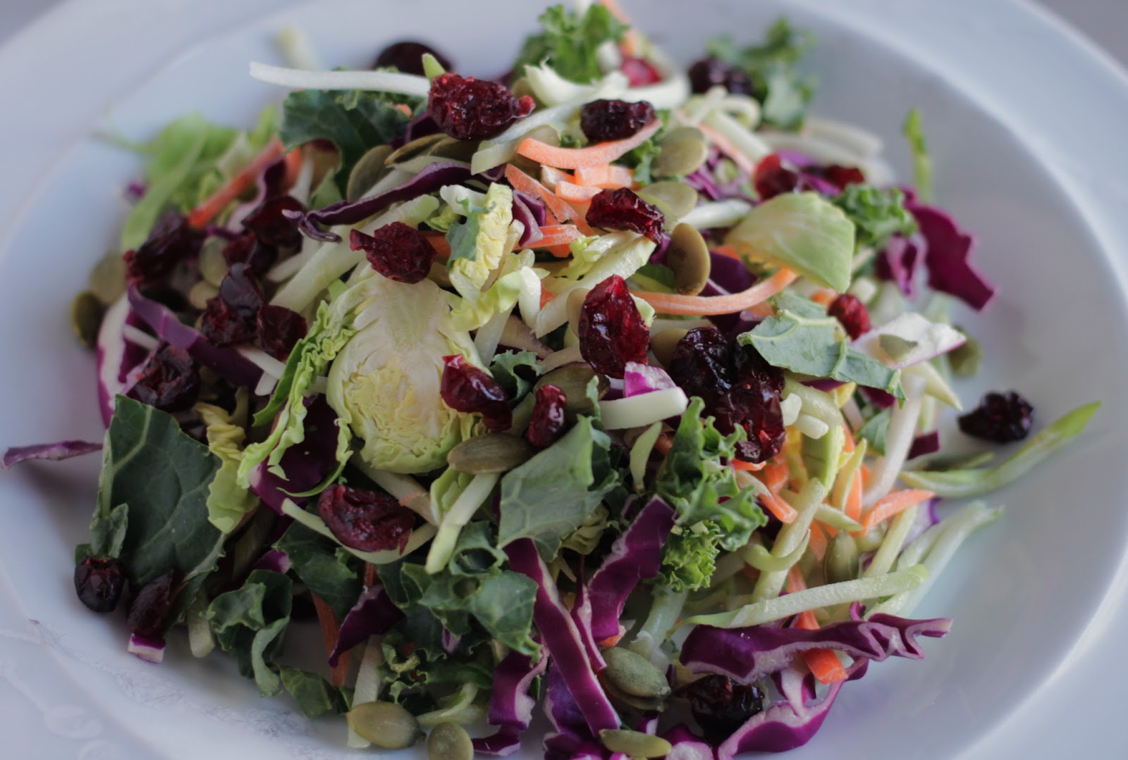 Vegetarian Tales of a Carnivore Broccoli Slaw and Kale Salad