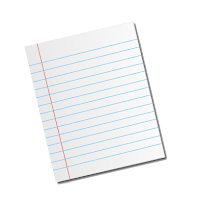 My PhotoScape: Folhas de Caderno