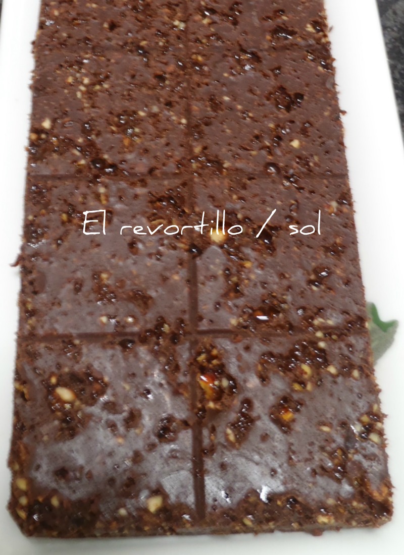 Turron De Praline De Avellanas Y Chocolate
