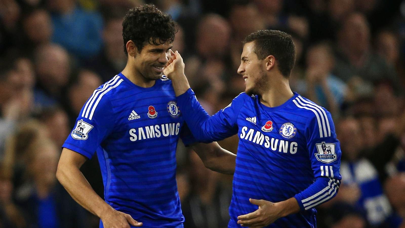 Diego Costa and Eden Hazard - the unstoppable force behind Chelsea&#039;s success