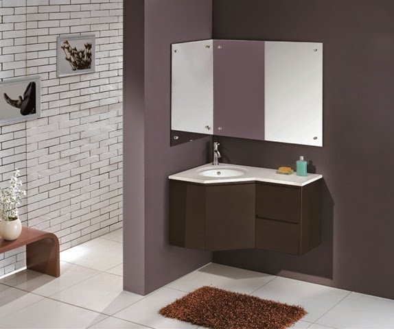 Black Bathroom Vanities Vienna Wall Hung Corner