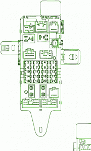 Toyota Fuse Box Diagram: Fuse Box Toyota 1998 GS400 Diagram