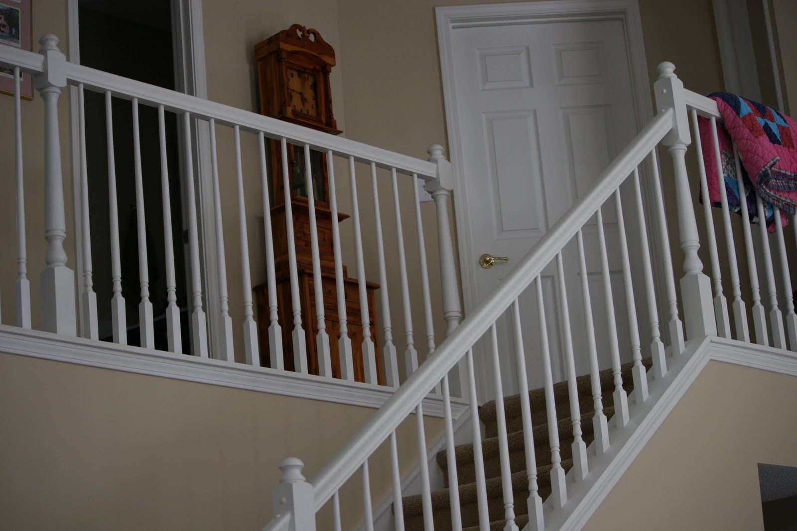 What makes me happy Painting the Stair handrails