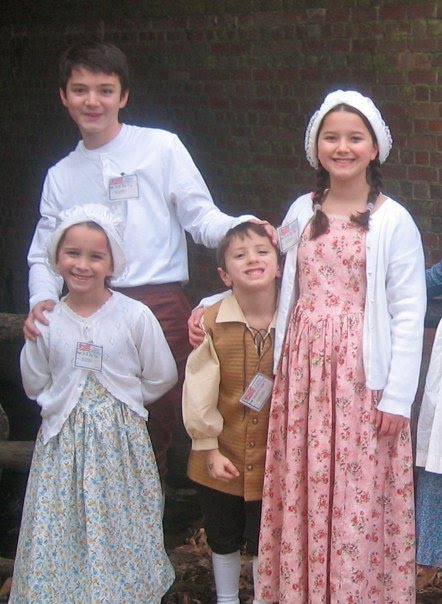Girls Colonial Dress
