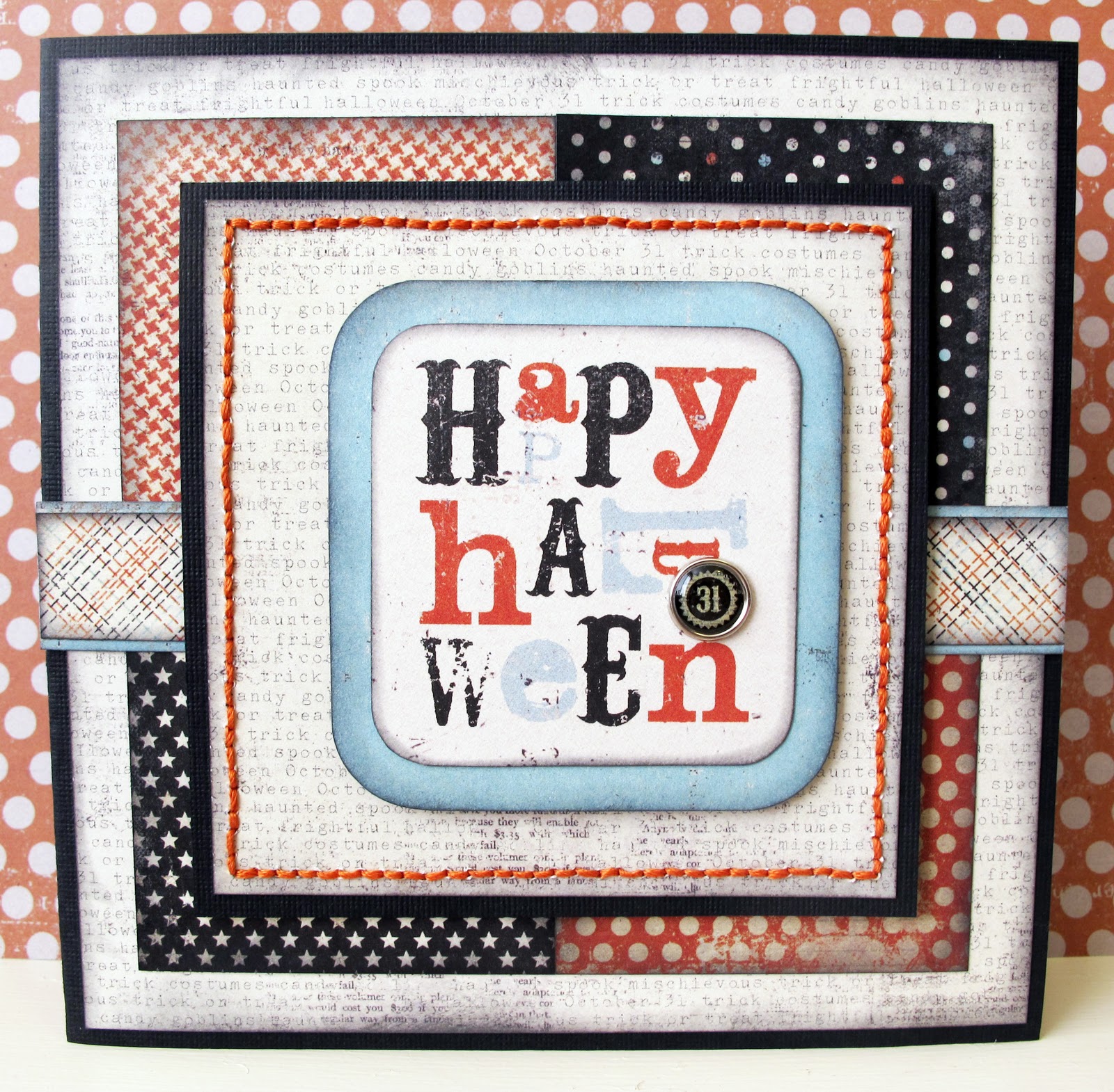 Card halloween imagination own started My Own Little Corner: Happy Halloween Card