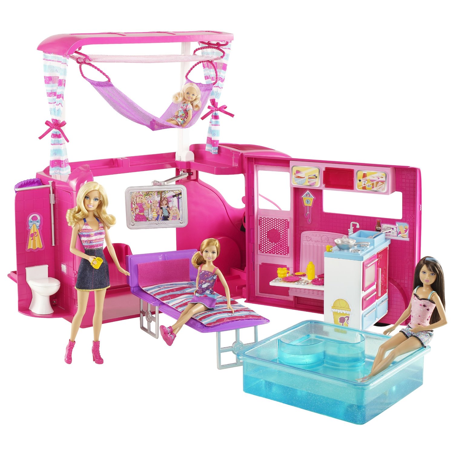 Holiday Gift Idea Barbie Sisters Family Camper from Mattel