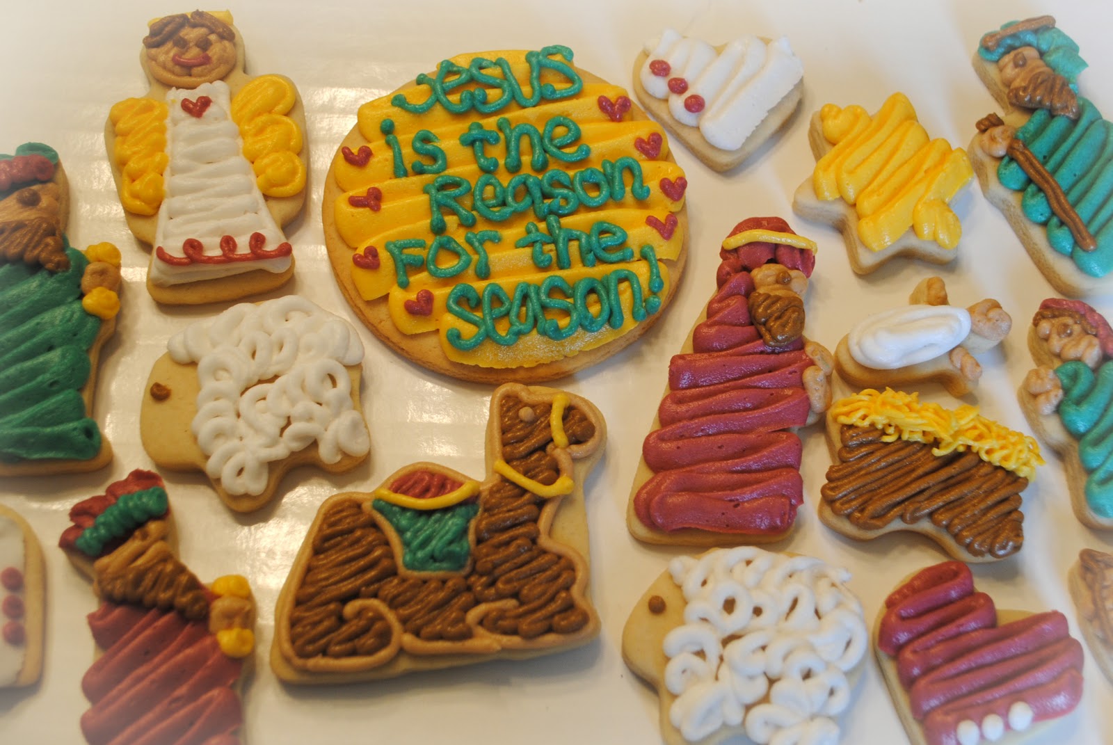 Candace's Cookie Creations Nativity Cookies