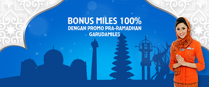 Bonus Miles 100% Dengan Promo Pra-Ramadhan GarudaMiles