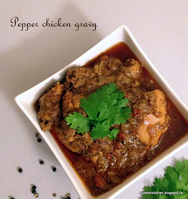 Bhawish's Kitchen Pepper Chicken Gravy