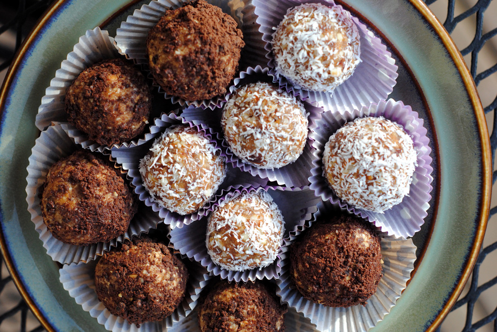 almond joy balls Fit Foodie Finds