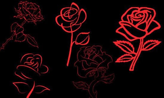 Rose Brushes for Photoshop Rose Brushes for Photoshop