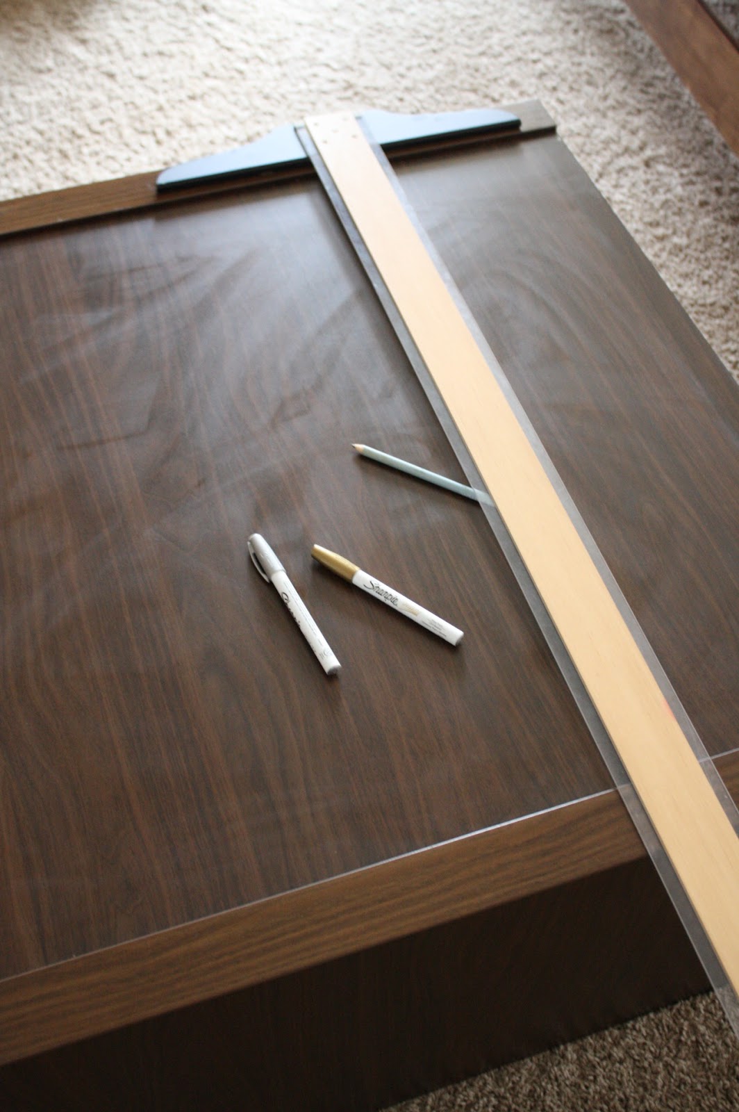 DIY ikea coffee table updated