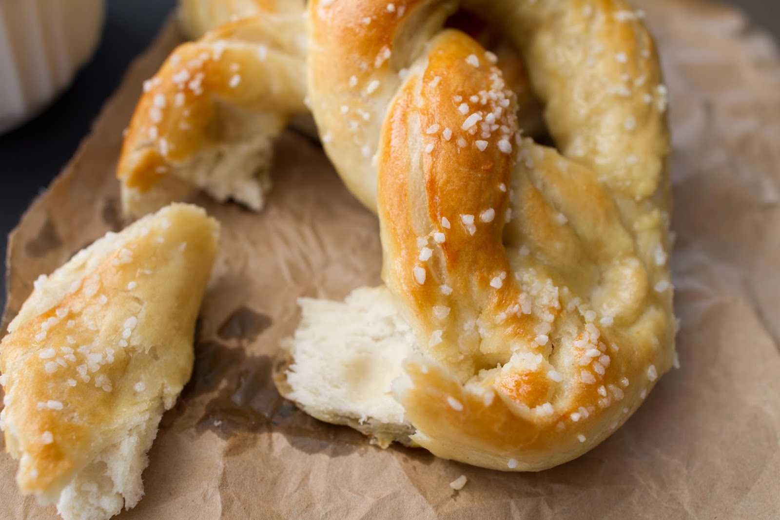 Soft and Chewy Salted and Buttered Pretzels | mynameissnickerdoodle.com