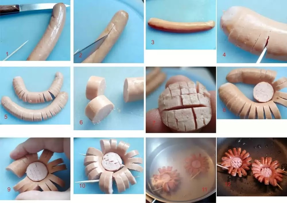 Cara Membuat Sosis Dengan Bentuk Yang Unik Dan Menarik Kaskus