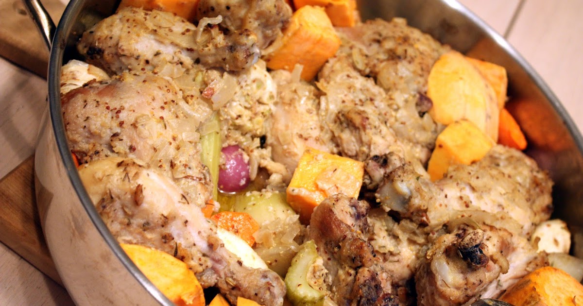 Le coin recettes de Jos CASSEROLE DE POULET ET DE LÉGUMES BRAISÉS À LA