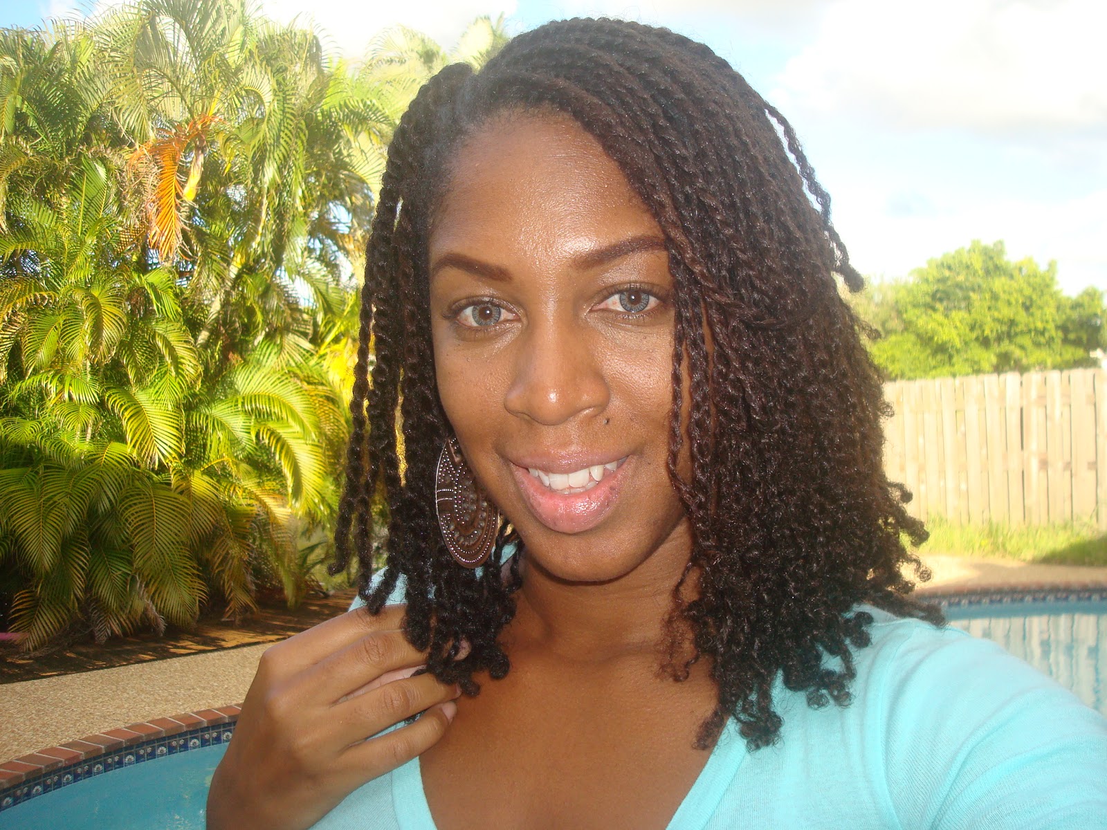 two strand twists on natural hair can be styled many ways title=