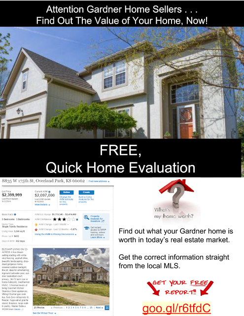 Find out the value of your home in Gardner Kansas