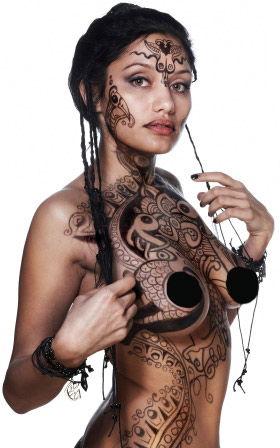 The maori tattoo designs have a very rich and powerful culture carried with