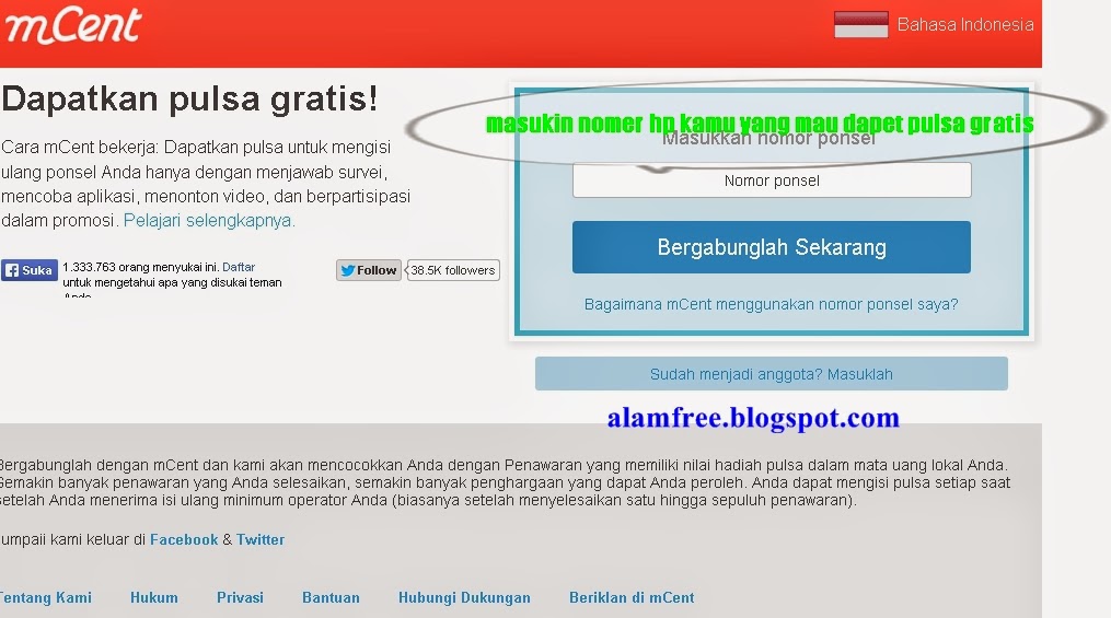 cara mendapatkan pulsa gratis Information systems