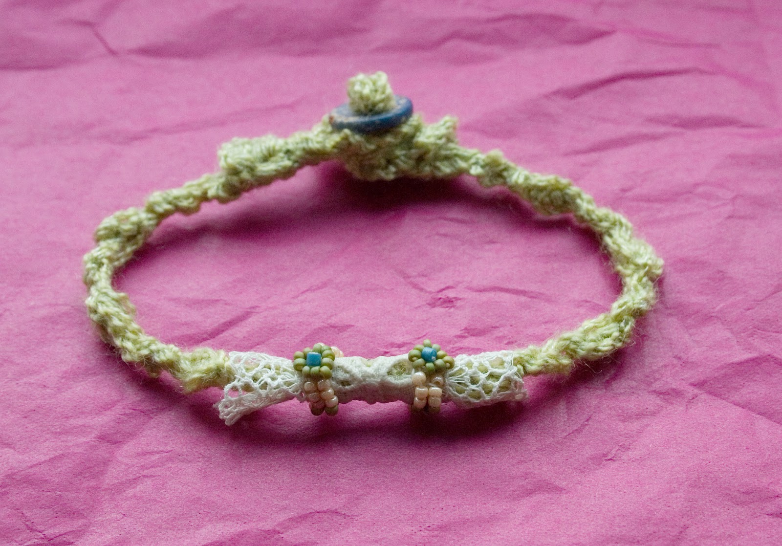 QueenofCuffs Knitting Therapy . . . and Lace Beads