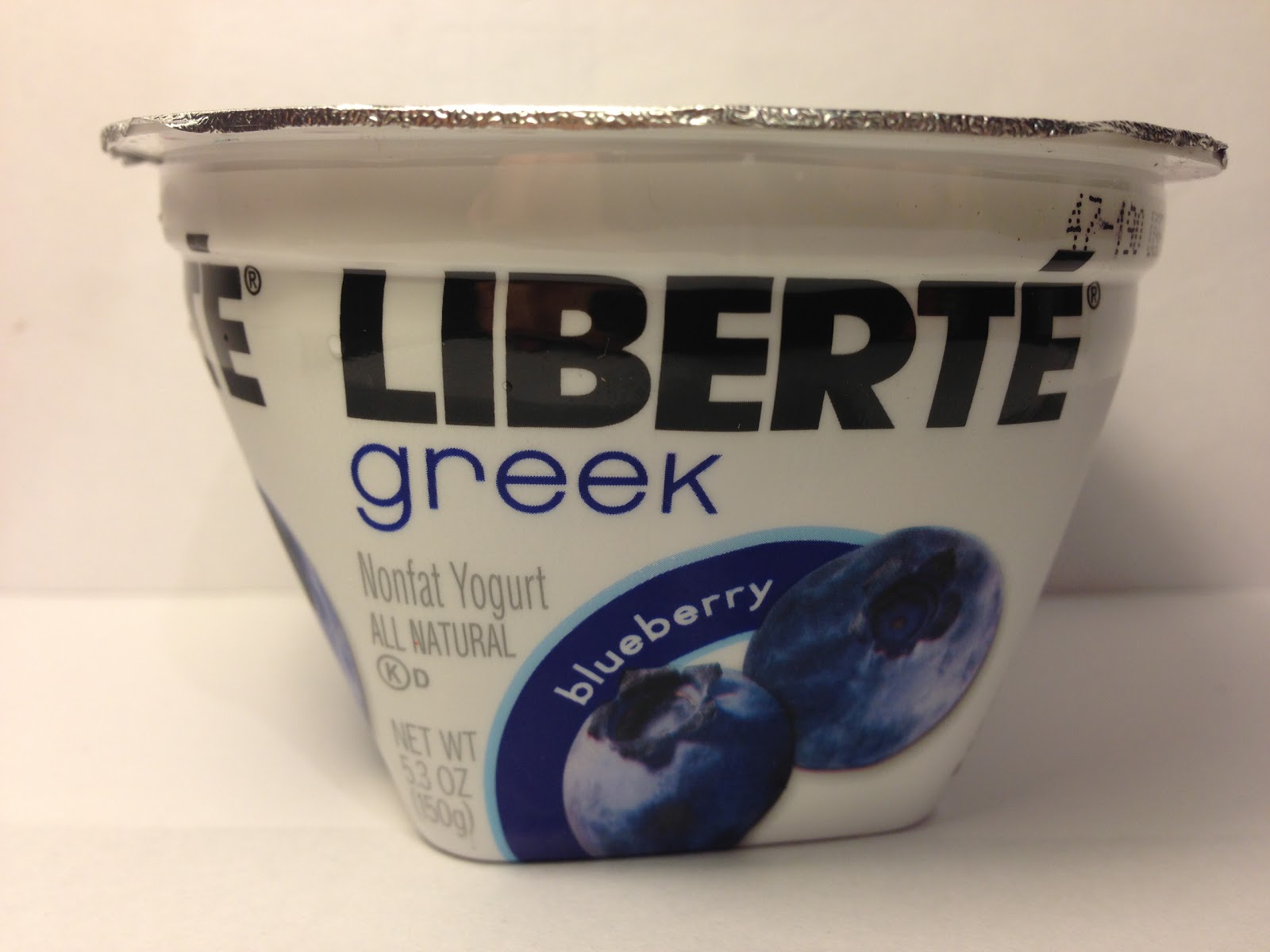 Crazy Food Dude Review Liberte Greek Blueberry Yogurt