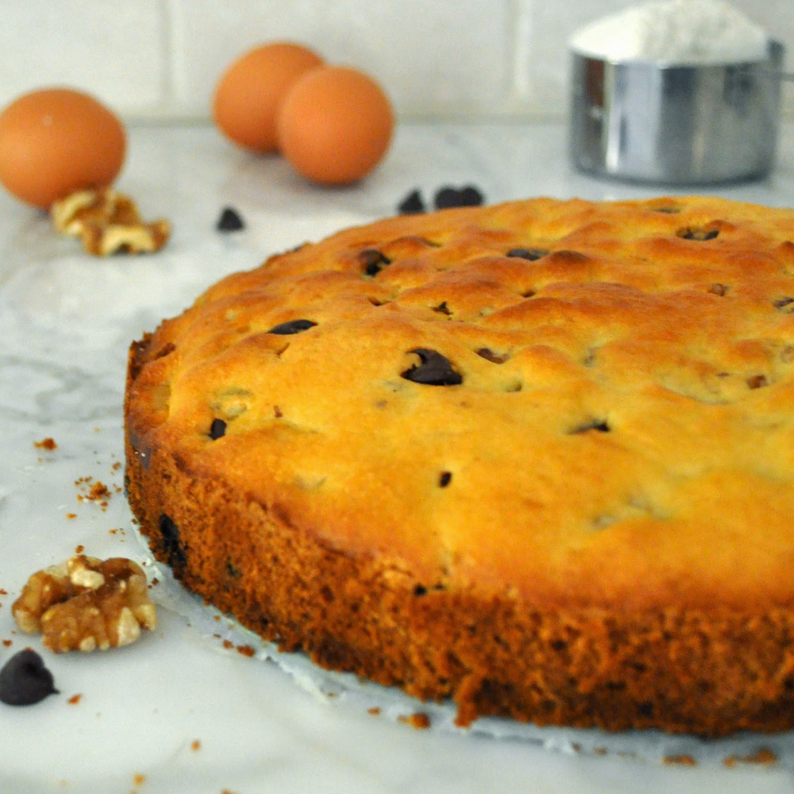 Cooking with Manuela Butterfree Yogurt Cake with Chocolate Chips and