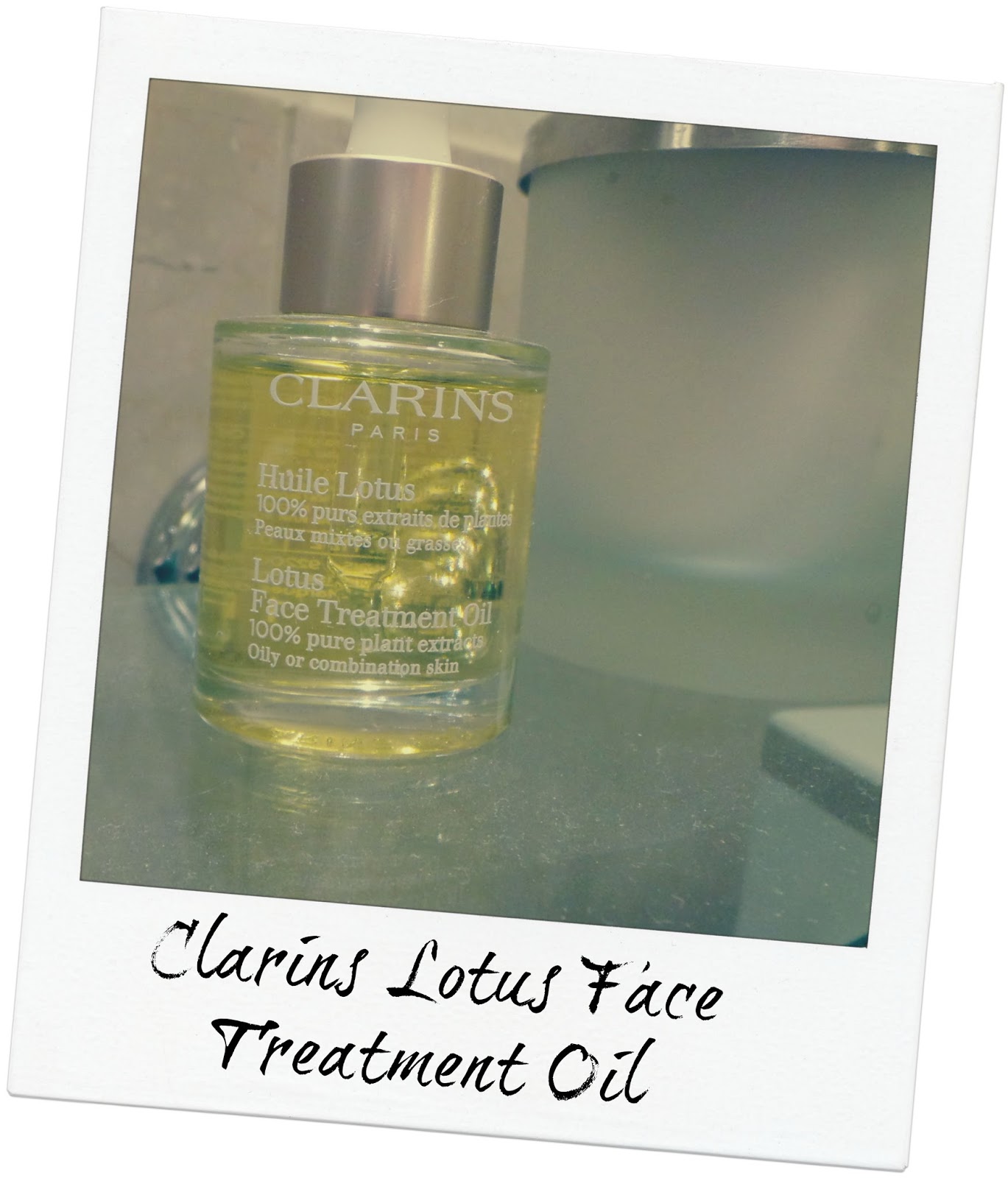 Clarins Lotus Face Treatment OilThe review Expat Make Up Addict