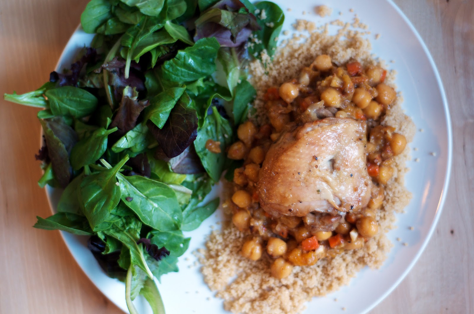 The Ginger Cook Chicken Tagine with Apricots, Almonds & Chickpeas