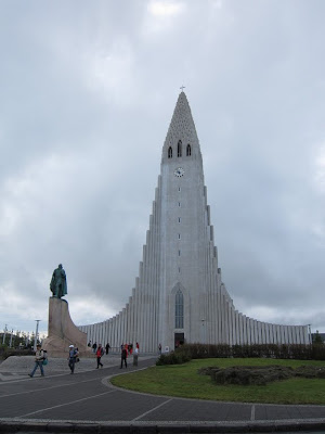 Hallgrimskirkja Exterior in Reykjavik