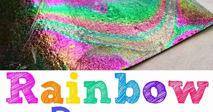 Rainbow Paper Thin Film Science Project
