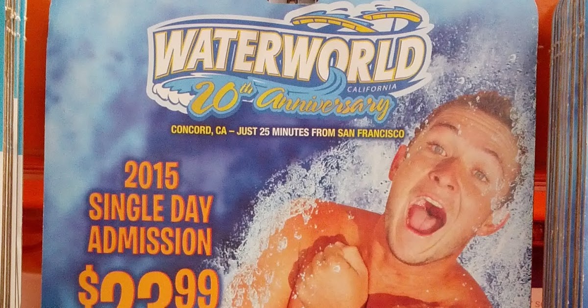 Waterworld California 2015 Single Day General Admission Ticket Costco Weekender