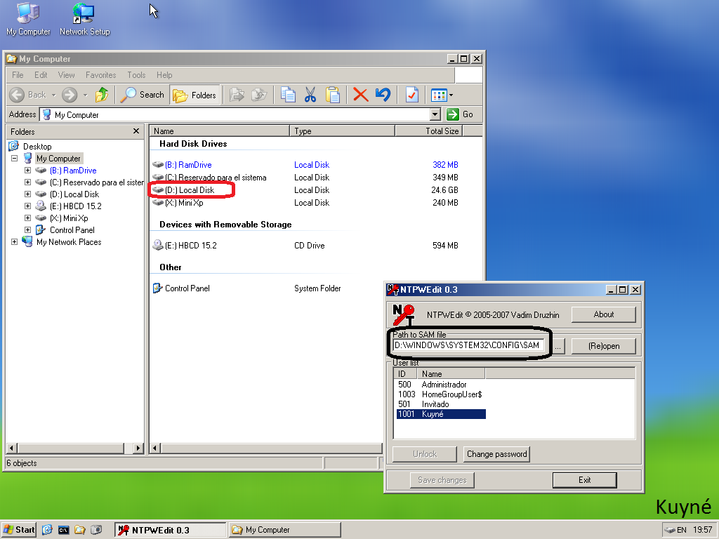 ELIMINAR CONTRASENA DE WINDOWS XP eliminar contrasena de windows xp: