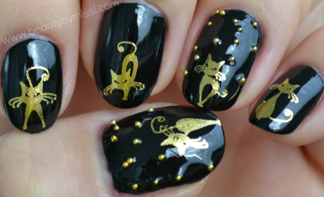 halloween nails, notd, nails of the day